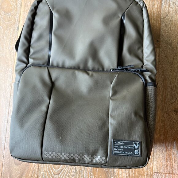 Hex x Halo Spartan Pro Tech Backpack Bag - Limited Edition Olive - Picture 4 of 9